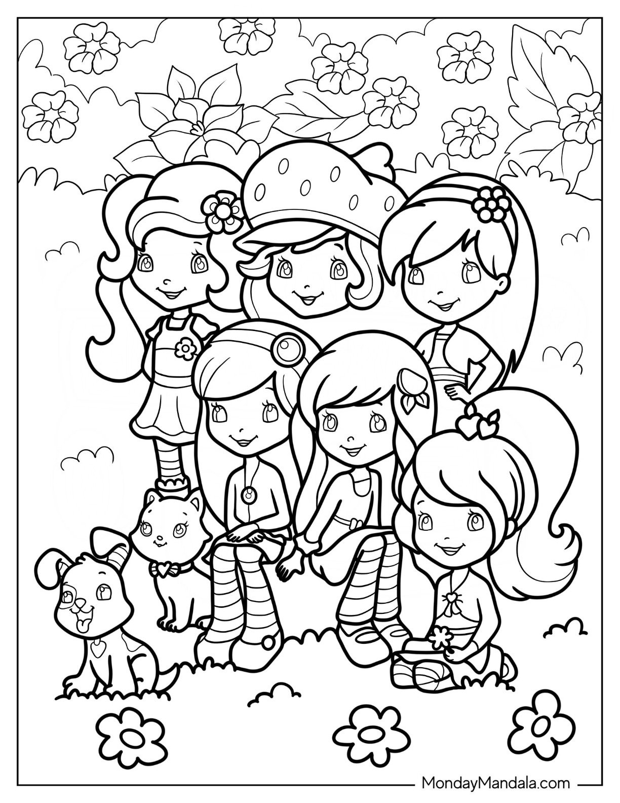 22 Strawberry Shortcake Coloring Pages Free PDF Printables 22 Strawberry Shortcake Coloring Pages Free PDF Printables
