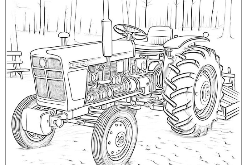 Tractor Printable Coloring Pages