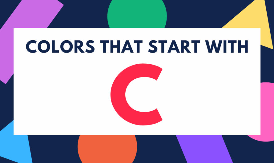 Colors Starting With C