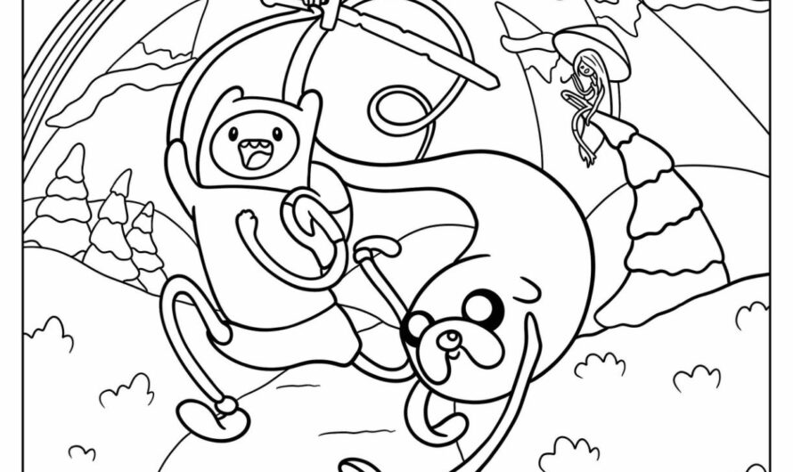 Adventure Time Coloring Pages
