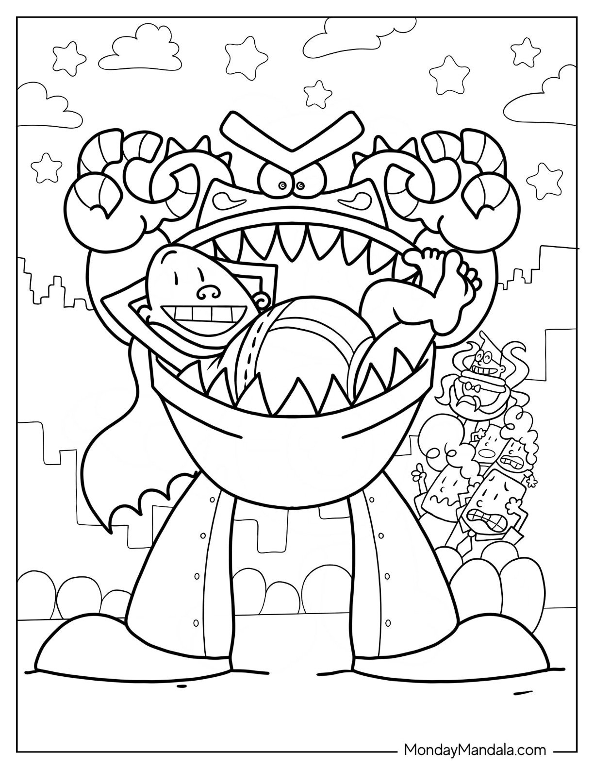 24 Captain Underpants Coloring Pages Free PDF Printables 24 Captain Underpants Coloring Pages Free PDF Printables