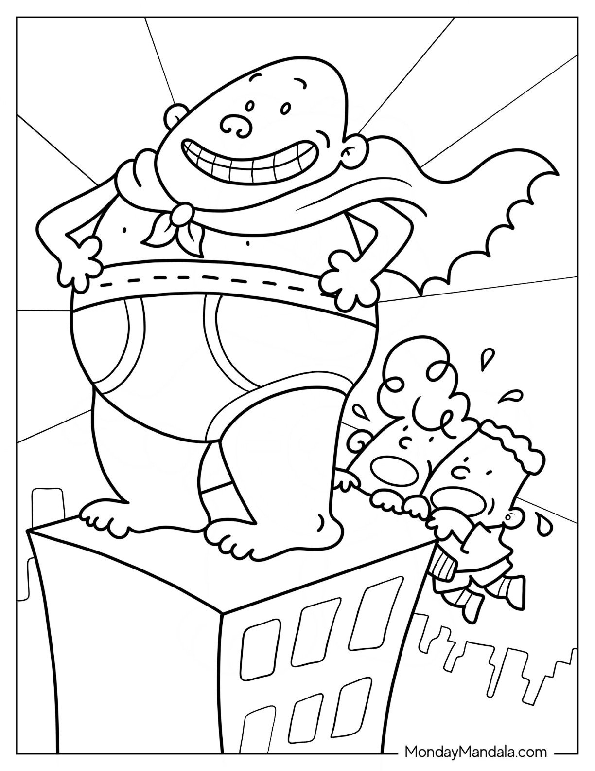 24 Captain Underpants Coloring Pages Free PDF Printables 24 Captain Underpants Coloring Pages Free PDF Printables