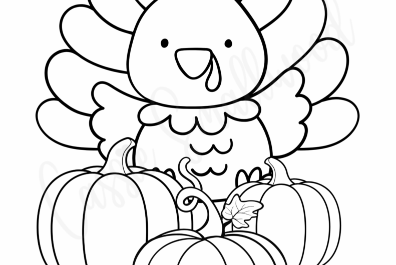 Cute Thanksgiving Coloring Pages