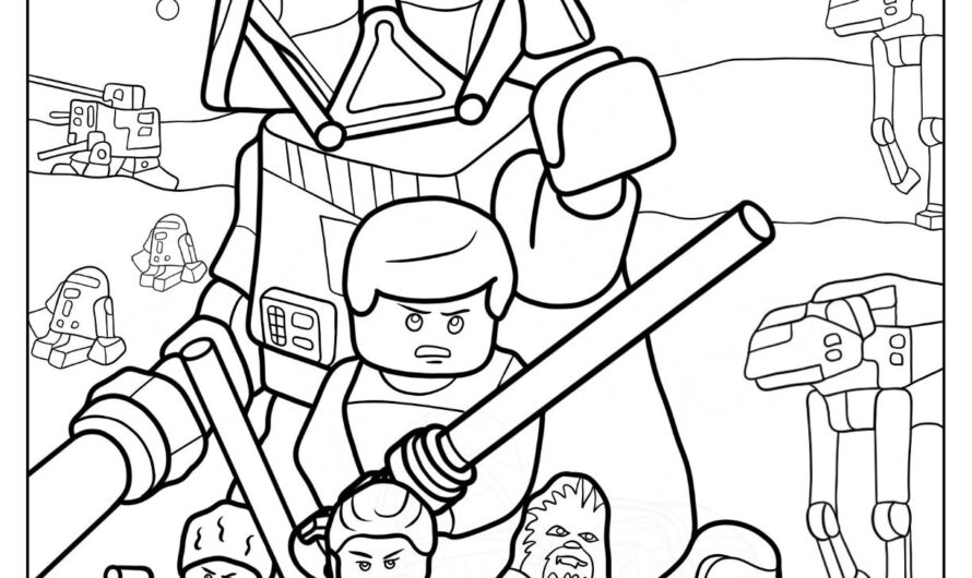 Lego Star Wars Coloring Pages