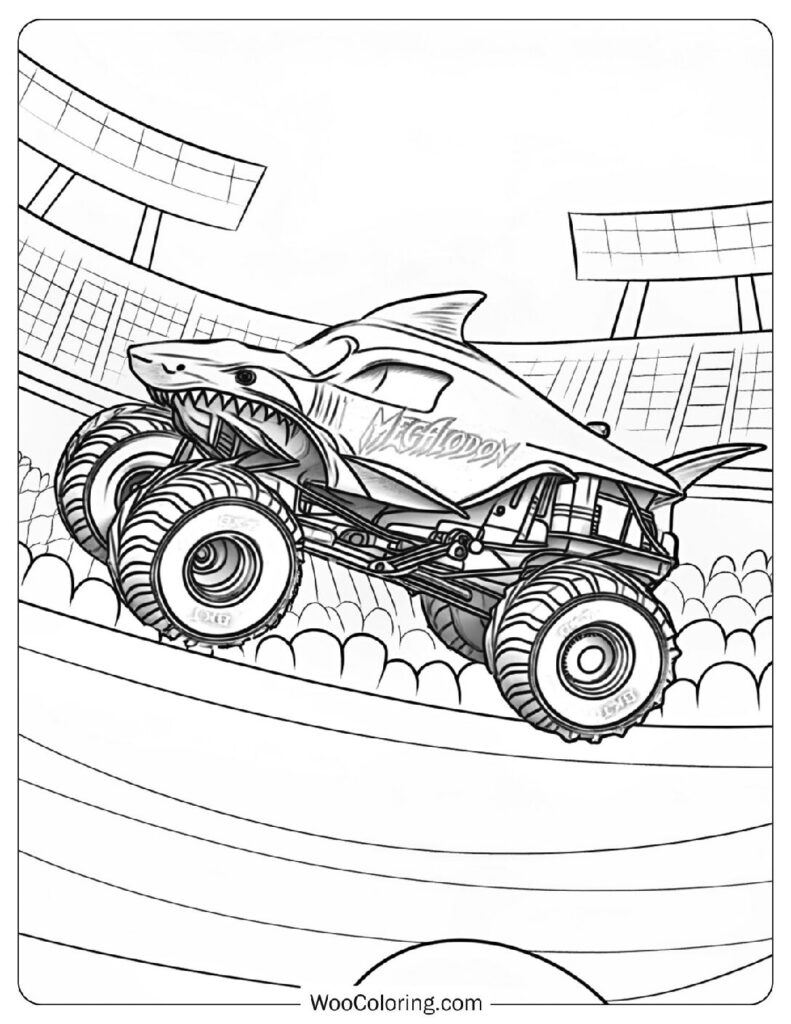 monster trucks coloring pages monster trucks coloring pages