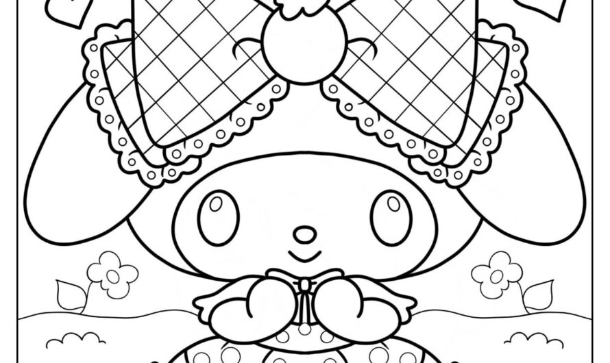 My Melody Coloring Pages