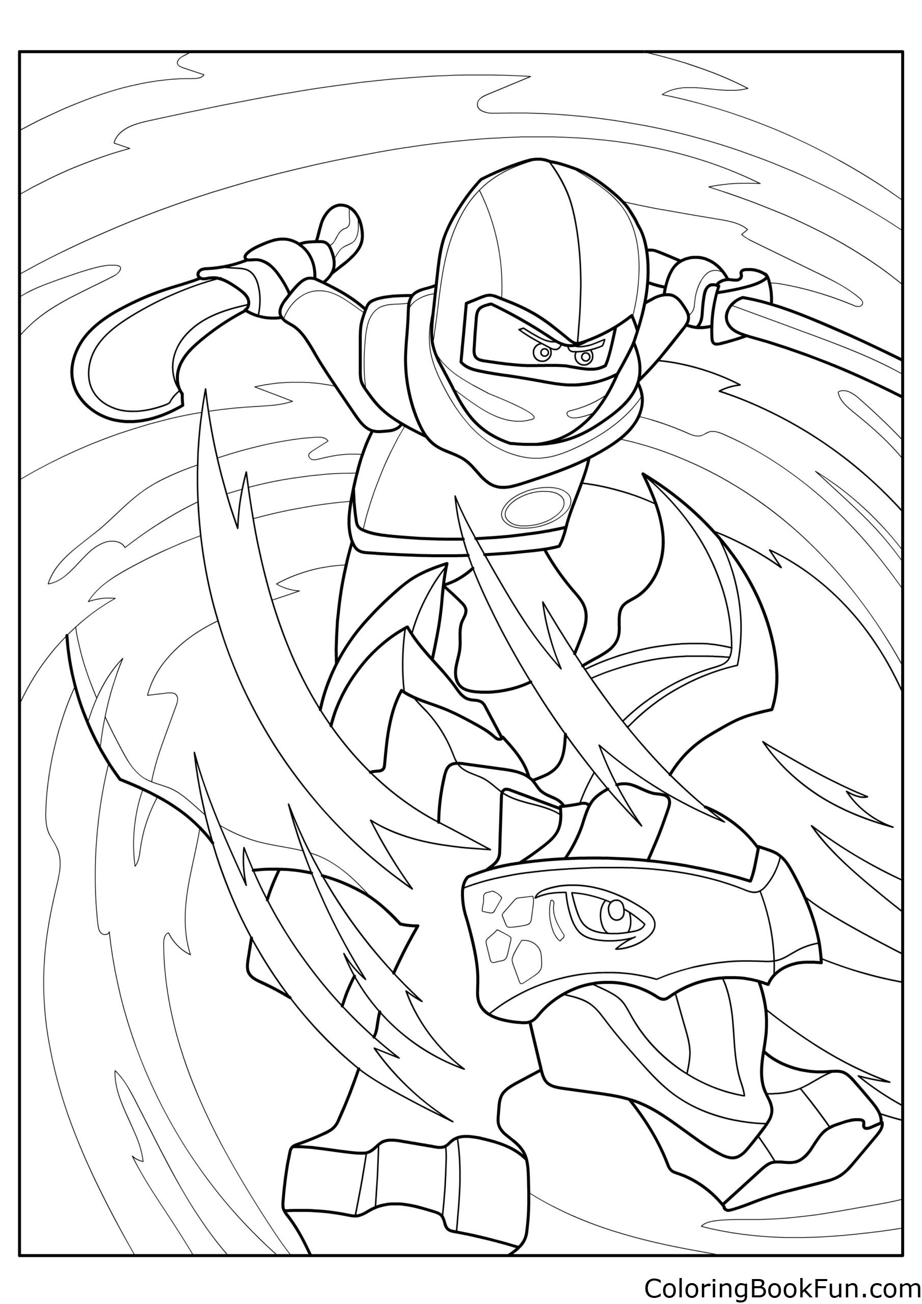 ninjago colouring in pages