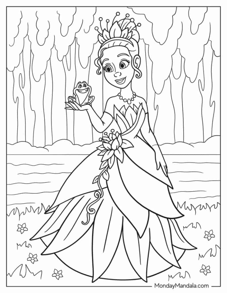 pictures to color princess