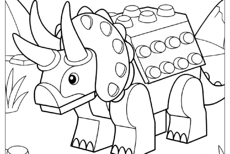 Dinosaur Coloring Pages Triceratops