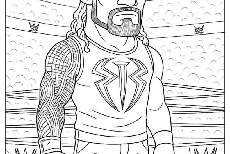Wwe Coloring Pages To Print