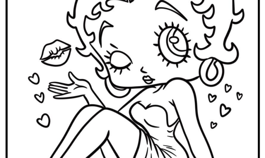 Betty Boop Coloring Pages