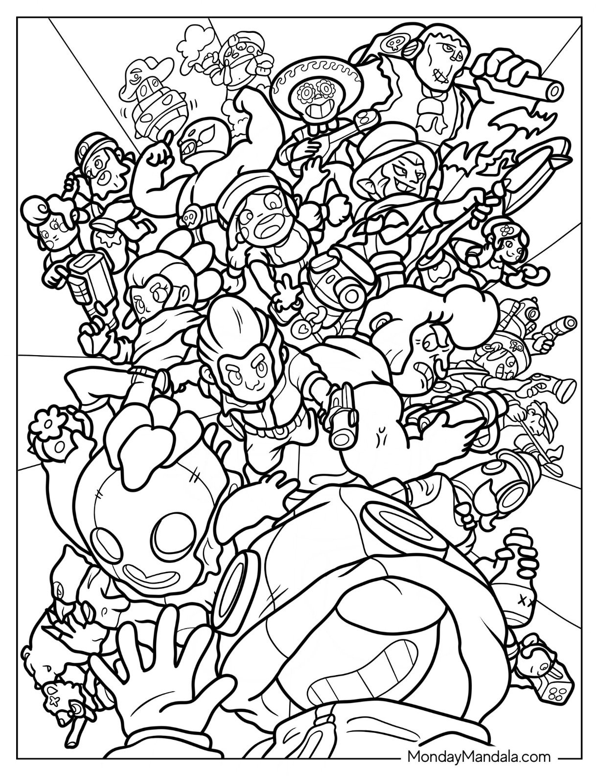 25 Brawl Stars Coloring Pages Free PDF Printables 25 Brawl Stars Coloring Pages Free PDF Printables
