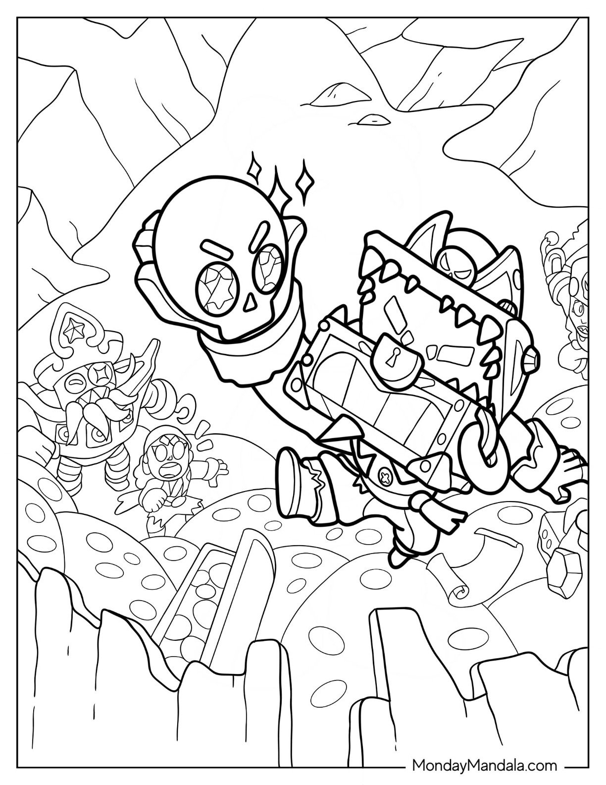 brawl stars coloring pages brawl stars coloring pages