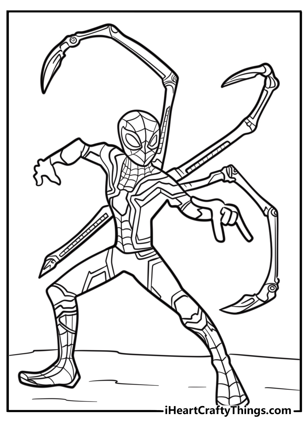 25 Free Iron Spider Coloring Pages For Kids
