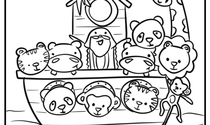 Noah’s Ark Coloring Page