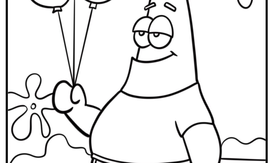 Patrick Star Coloring Pages
