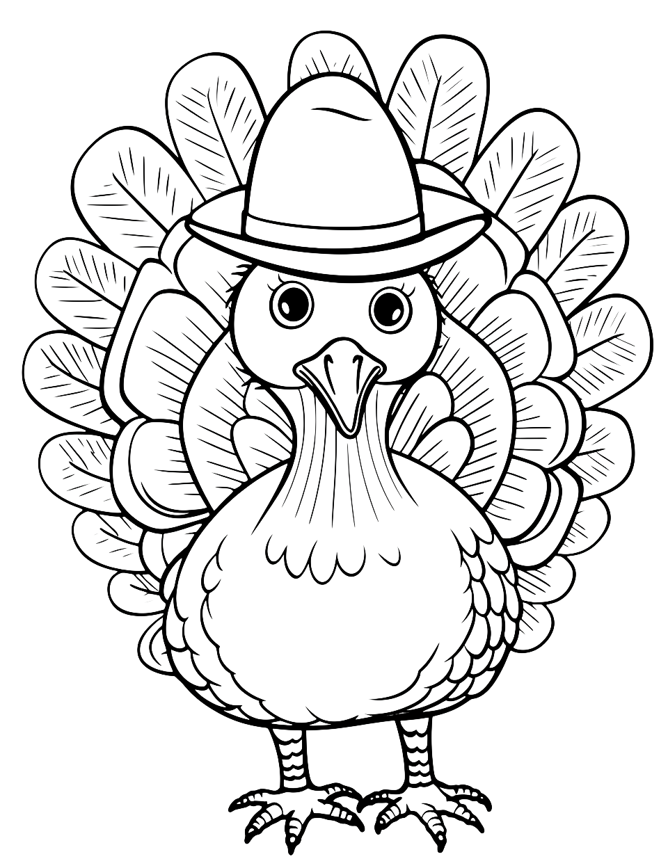 25 Turkey Coloring Pages Free Printable Sheets 25 Turkey Coloring Pages Free Printable Sheets