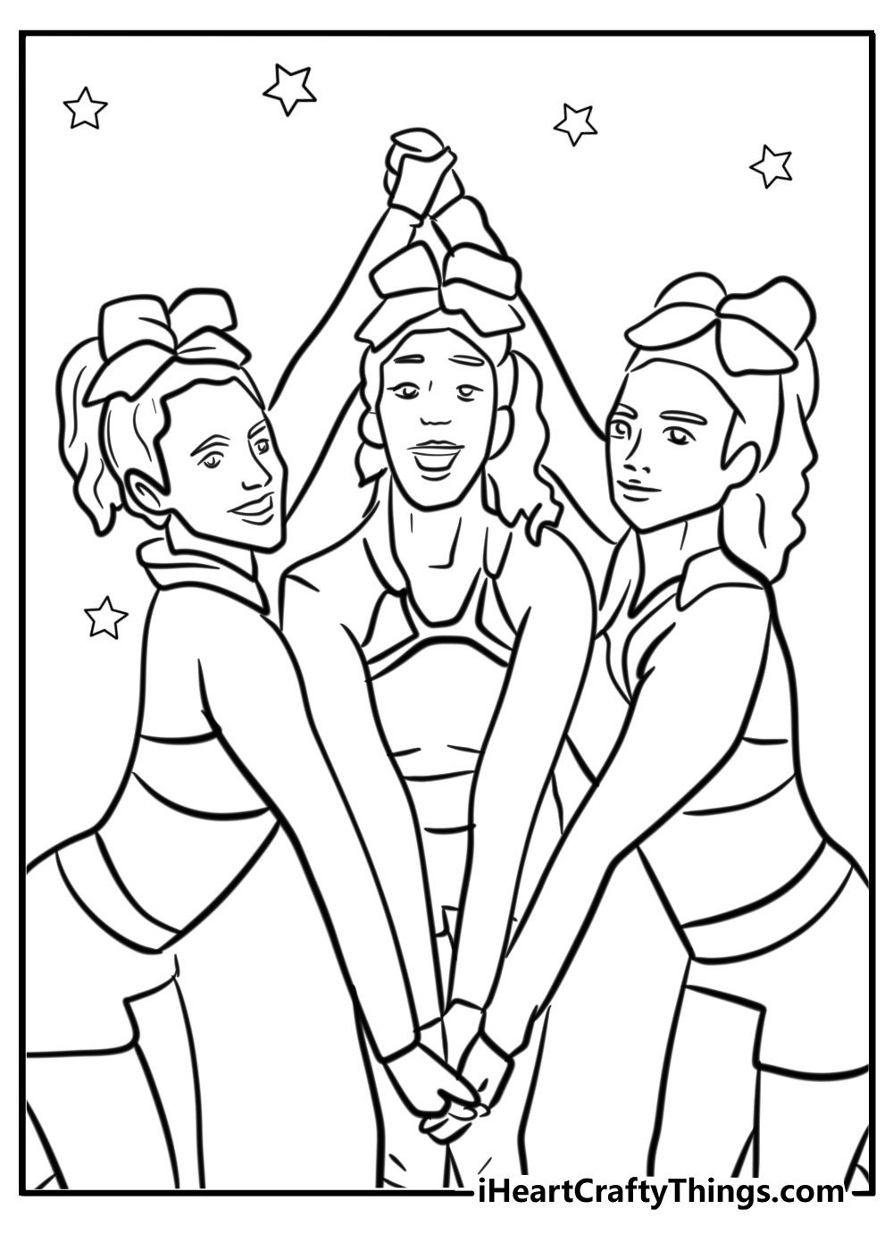 26 Cheerleader Coloring Pages Free Printable PDF Sheets