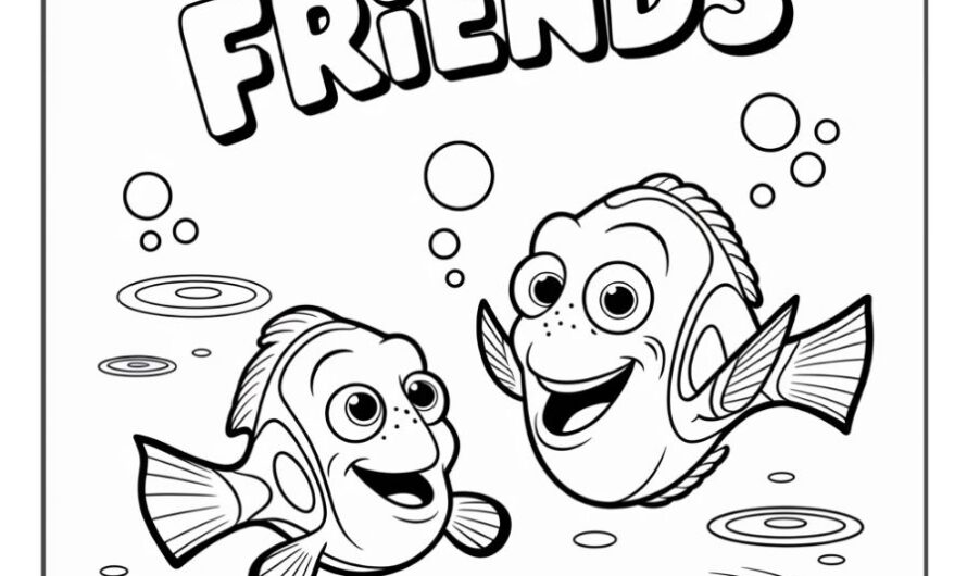 Finding Nemo Coloring Pages