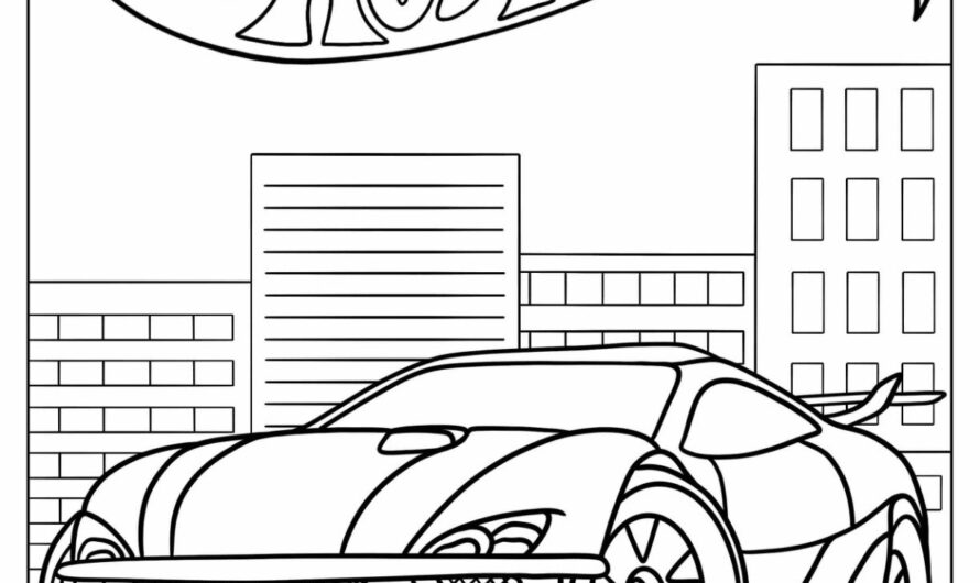 Hot Wheels Coloring Sheets