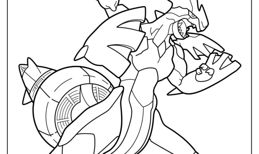 Legendary Pokemon Coloring Sheets