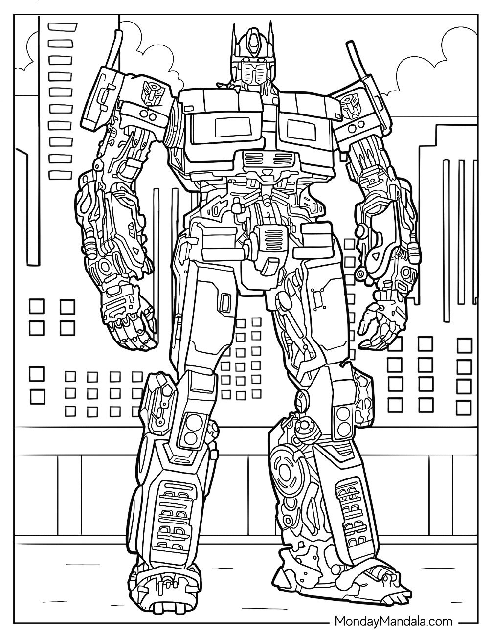 26 Optimus Prime Coloring Pages Free PDF Printables 26 Optimus Prime Coloring Pages Free PDF Printables