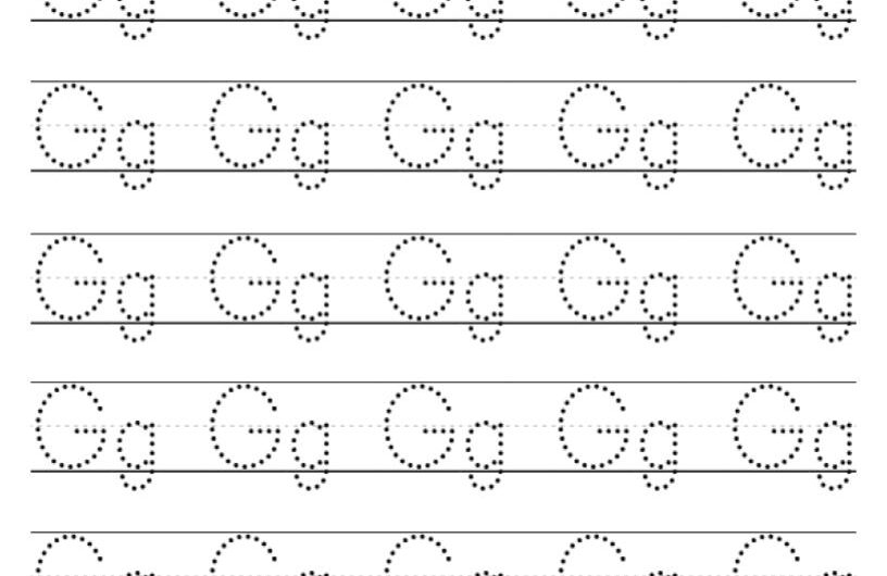 Tracing Worksheets For Kindergarten