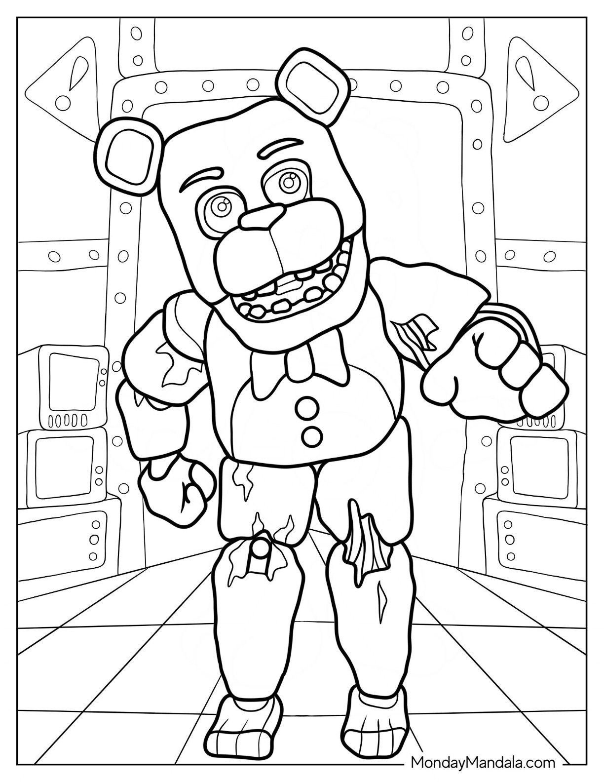 28 Five Nights At Freddie s Coloring Pages Free PDF Printables 28 Five Nights At Freddie s Coloring Pages Free PDF Printables