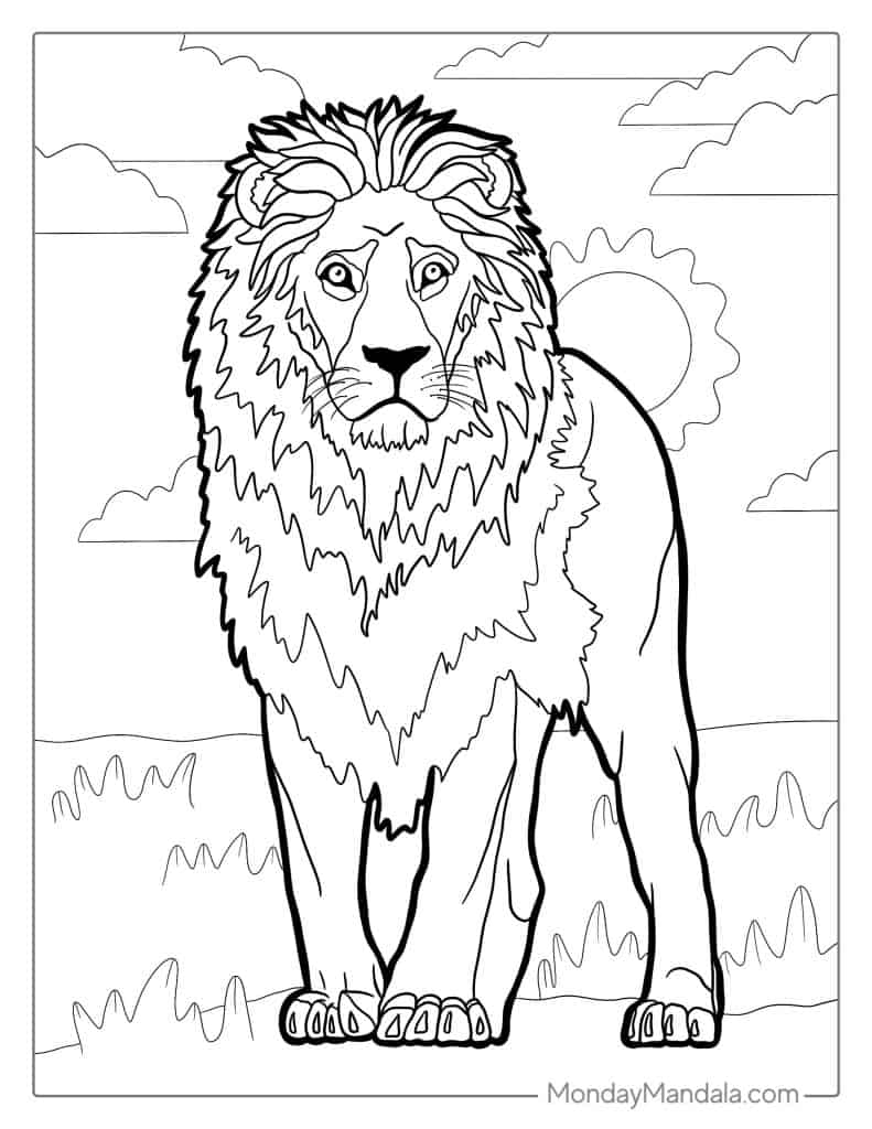 28 Lion Coloring Pages Free PDF Printables 28 Lion Coloring Pages Free PDF Printables