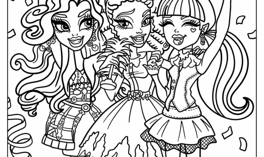 Monster High Coloring Page