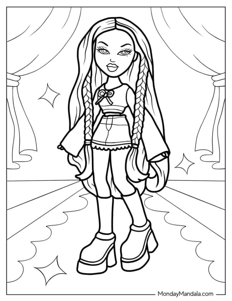 29 Bratz Coloring Pages Free PDF Printables 29 Bratz Coloring Pages Free PDF Printables