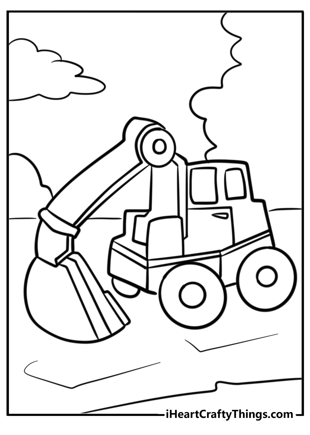 29 New Excavator Coloring Pages 100 Free To Print 29 New Excavator Coloring Pages 100 Free To Print
