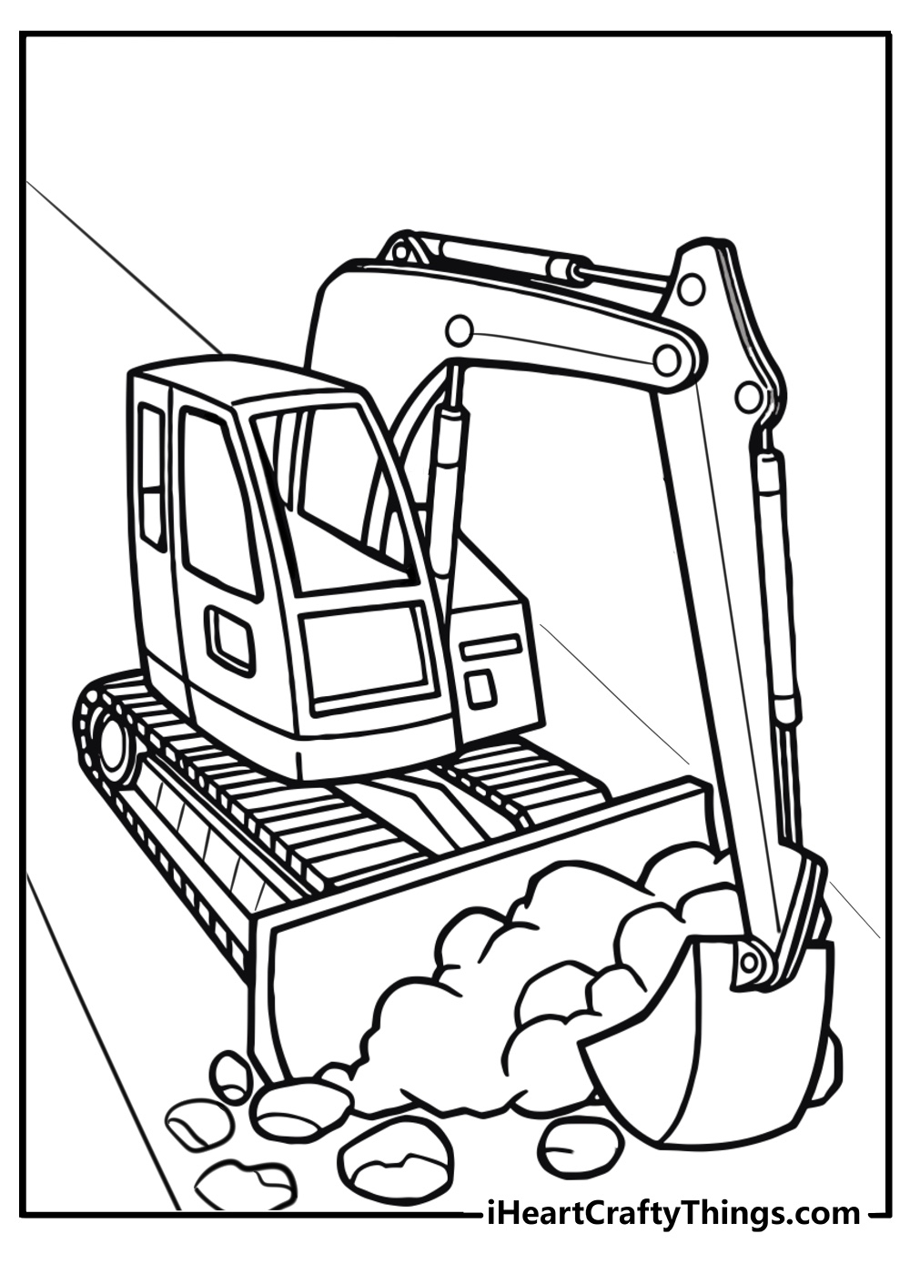 29 New Excavator Coloring Pages 100 Free To Print 29 New Excavator Coloring Pages 100 Free To Print