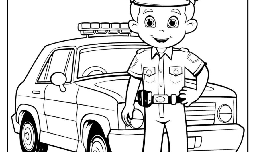 Coloring Pages For Police
