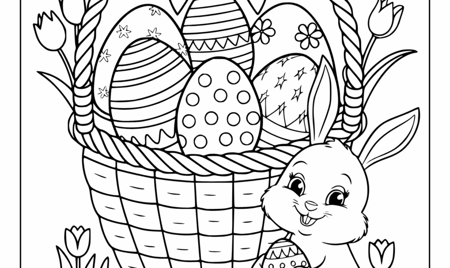 Easter Egg Printable Coloring Pages