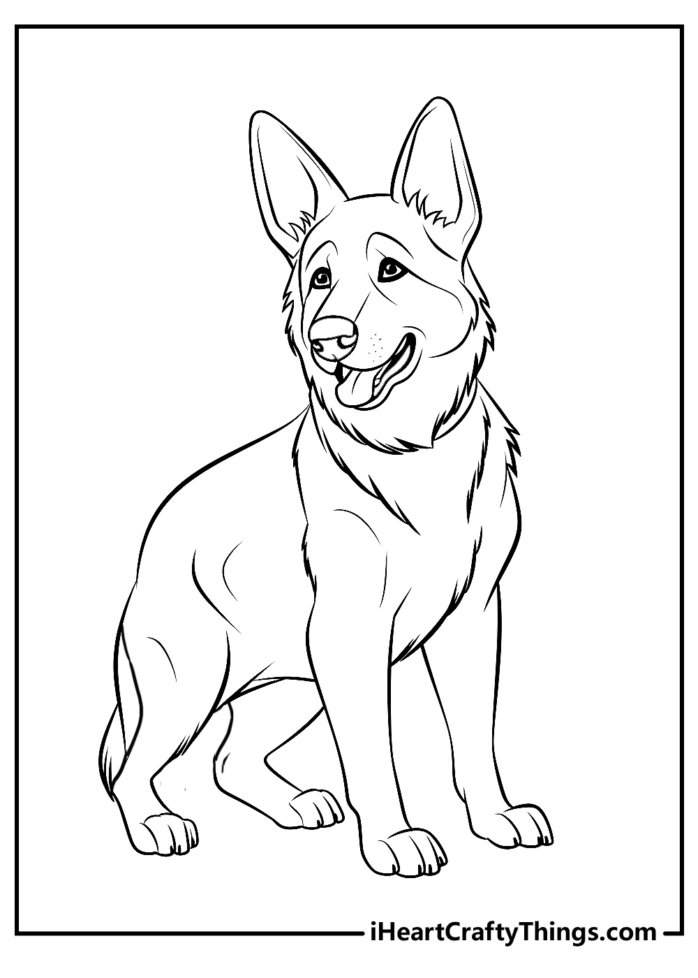 30 German Shepherd Coloring Pages 100 Free Printables 30 German Shepherd Coloring Pages 100 Free Printables