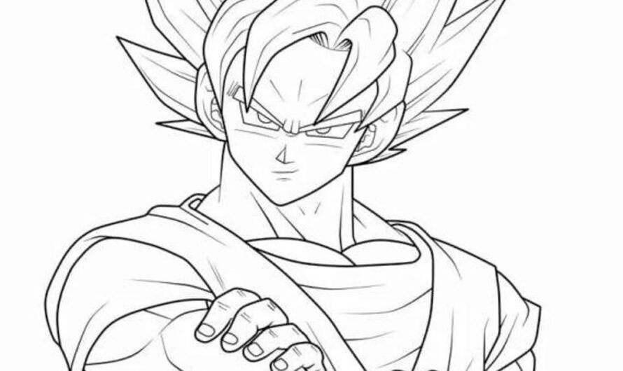 Goku Dragon Ball Z Coloring Pages