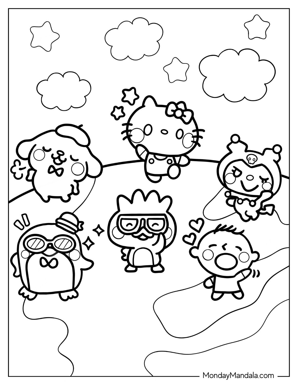 30 Sanrio Coloring Pages Free PDF Printables 30 Sanrio Coloring Pages Free PDF Printables