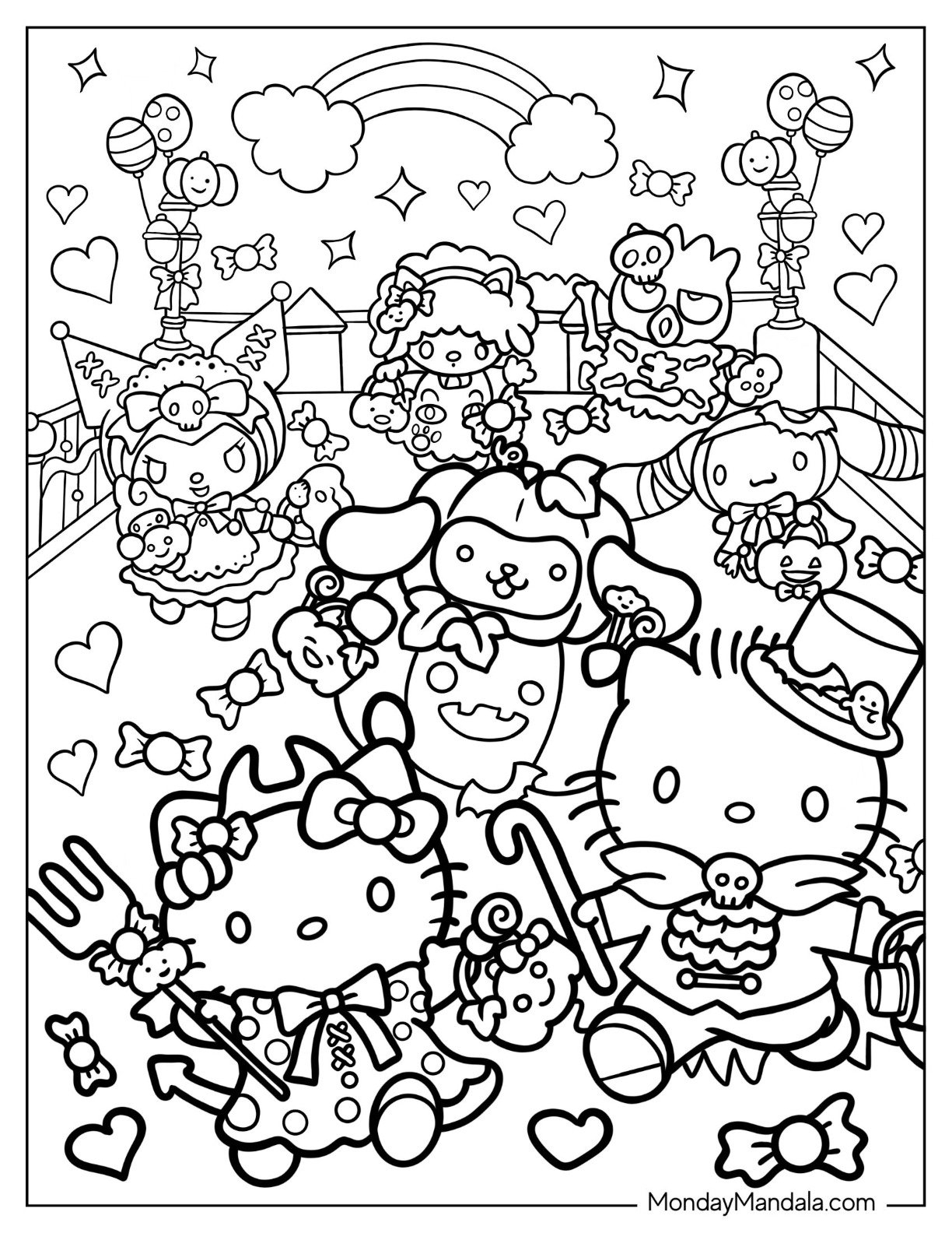 30 Sanrio Coloring Pages Free PDF Printables 30 Sanrio Coloring Pages Free PDF Printables