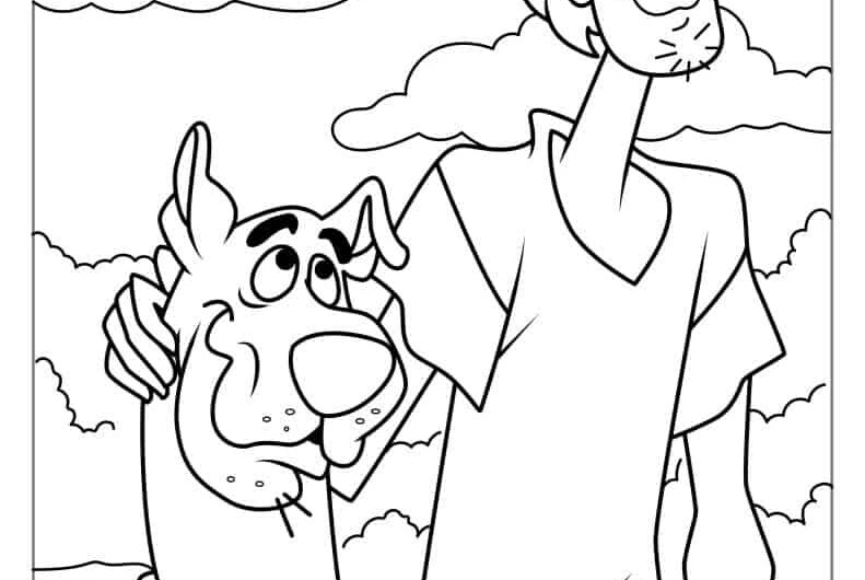 Scooby Doo Coloring Page