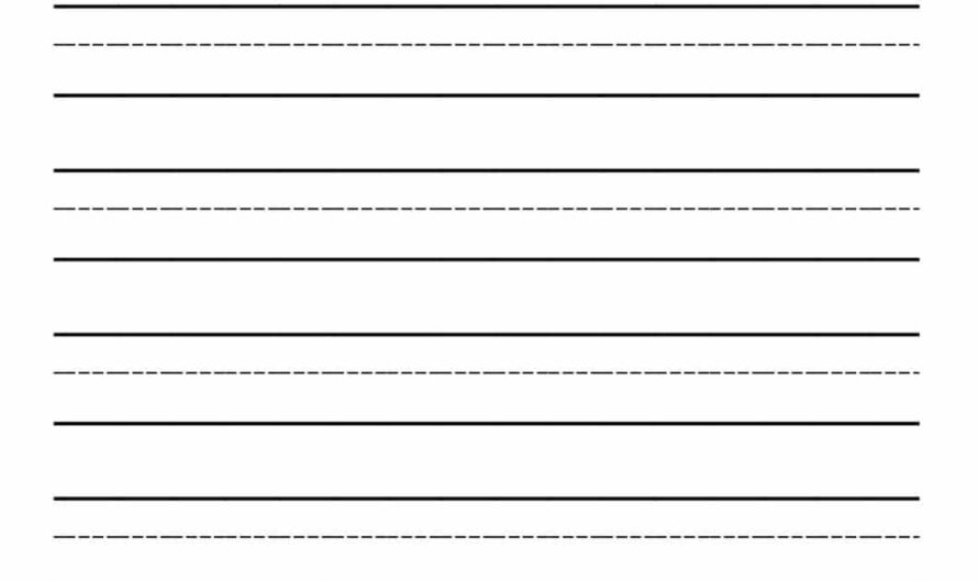 Blank Name Tracing Worksheets