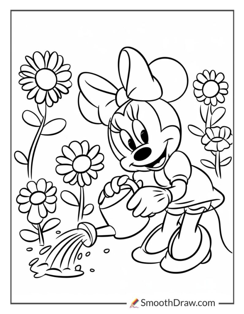 32 Minnie Mouse Coloring Pages Free Printables 32 Minnie Mouse Coloring Pages Free Printables