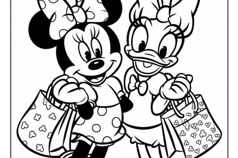 Minnie Mouse Coloring Pages