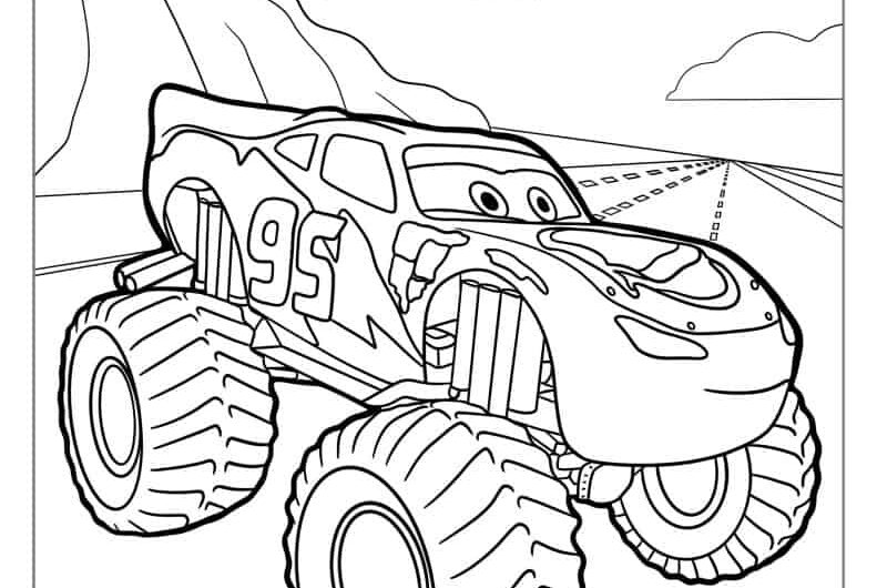 Monster Truck Coloring Pages