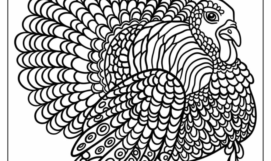 Turkey Coloring Pages To Print