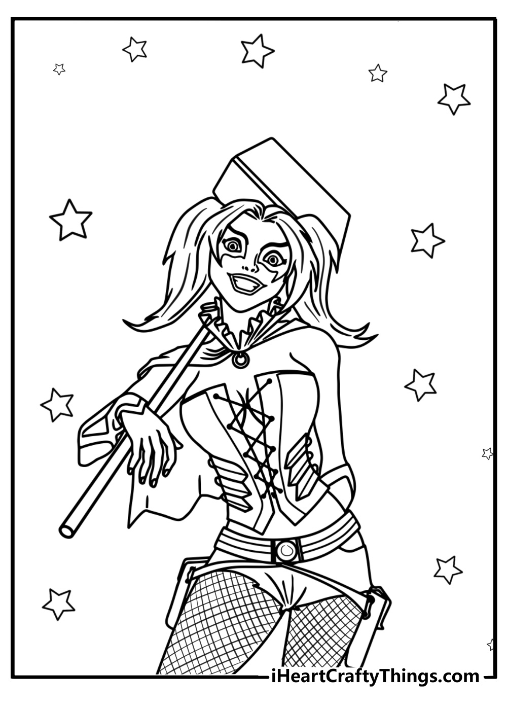 33 Harley Quinn Coloring Pages Easy Free To Print PDFs 33 Harley Quinn Coloring Pages Easy Free To Print PDFs