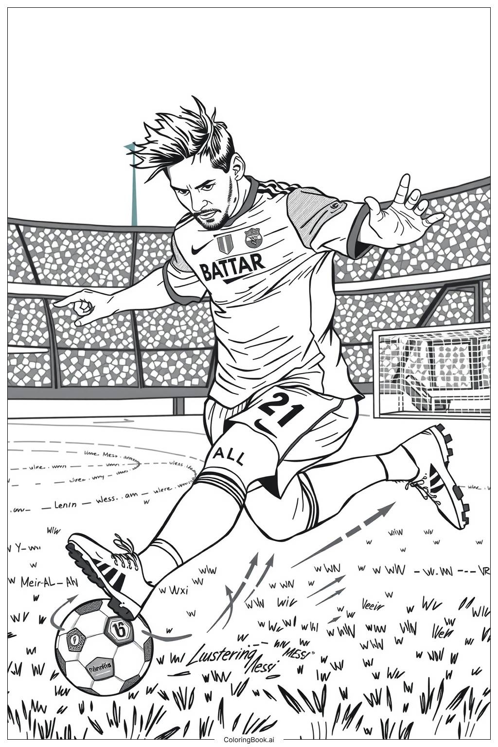 34 Messi Coloring Pages Free PDF PNG Printables 34 Messi Coloring Pages Free PDF PNG Printables