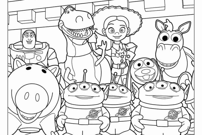 Coloring Pictures Toy Story