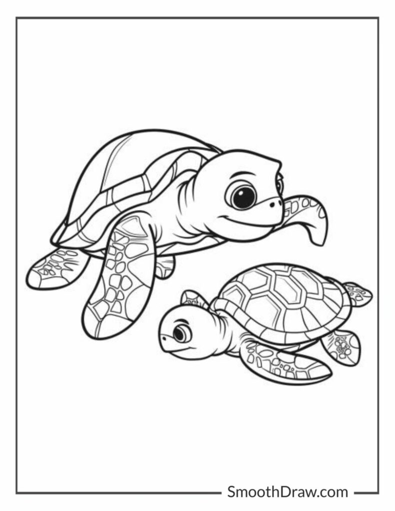 34 Turtle Coloring Pages Free Printable PDF Pages Smooth Draw 34 Turtle Coloring Pages Free Printable PDF Pages Smooth Draw