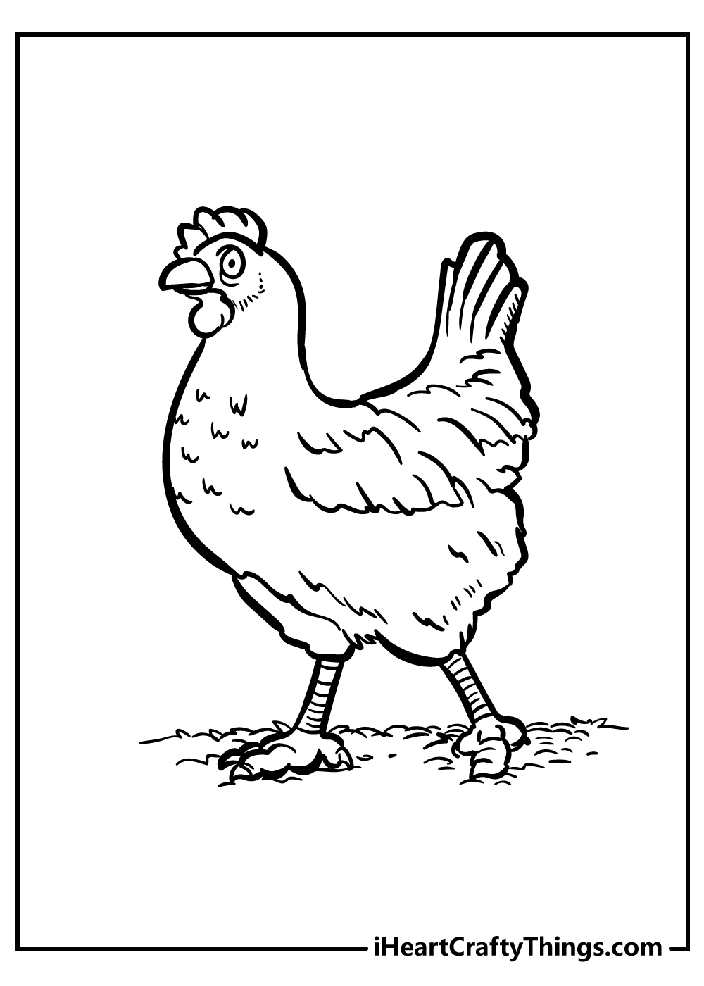 coloring pages of chickens coloring pages of chickens